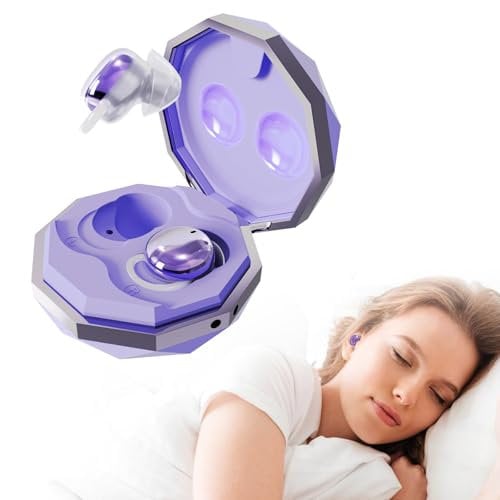 MONODEAL Schlafkopfhörer Bluetooth 5.4 Sleep Earbuds, Weiche Kopfhörer Schlafen Sleepbuds, Unsichtbare Schlaf Kopfhörer, Ohrhörer zum Schlafen