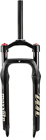 Gerenecic Mountain Bike Fork, Bikes Fat Air Fork 20 26X4 0 Suspension Travel 100Mm 28 6Mm Straight Tube Front Manual Lockout