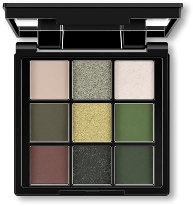 Boobeen 9 Farben Lidschatten Palette matt und schimmernde Make-up, hochpigmentierte cremige Lidschatten Pulver, erstellen Sie eine helle Lidschatten Look, Long Wearing
