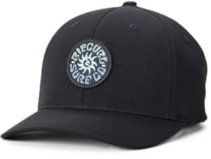 Rip Curl Pacific Rinse Flexfit Cap Basecap Baseballcap Fullcap Damen/Herren - Hinten geschlossen, mit Schirm Frühling-Sommer Herbst-Winter Frühjahr Sommer Herbst Winter