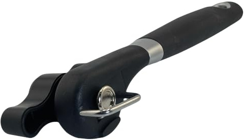 apollo THE HOUSEWARES BRAND Safety Can Opener Ergonomic Anti-Slip Design | Extra Sharp Cutting Wheels, Safe and Easy Manual Use, 21.5x6x4.5cm