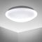 B.K.Licht - Deckenlampe für das Bad, neutralweiße Lichtfarbe, IP44, 12,5 Watt, 1300 Lumen, LED Deckenleuchte, LED Lampe, Badlampe, Badezimmerlampe, Küchenlampe, Feuchtraumleuchte, 29x9,5 cm, Weiß