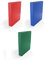 3x Ringbuch / DIN A5 / 4-Ring Ordner / Farbe: je 1x blau, rot und grün
