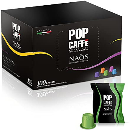 Nespresso Compatibili 100 capsule Miscela .2 Cremoso POP CAFFE