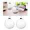 Warmiehomy 10 X Christmas Tree Baubles Clear Glass Fillable Ornaments Ball for Christmas Party Birthday Wedding Decorations 8cm