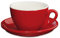 Cilio KP0000215182 ROMA Cappuccinotassen, Porzellan, Amarena