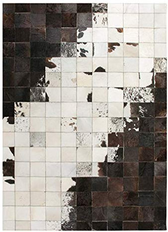 Vip Leather NEU KUHFELL Patchwork Teppich Cod 38860HRA (240 x 300 cm)
