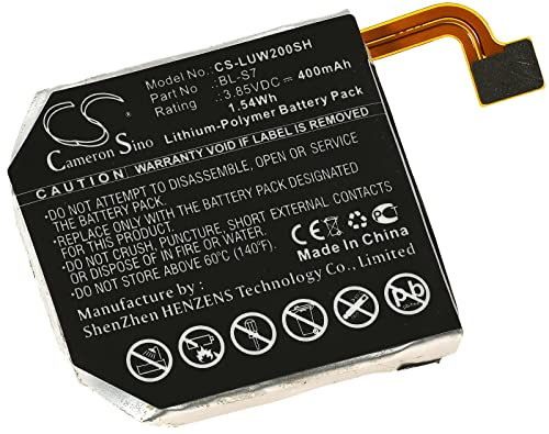 Batteria per smartwatch smartwatch LG W200 3,85 V Li-Polymer