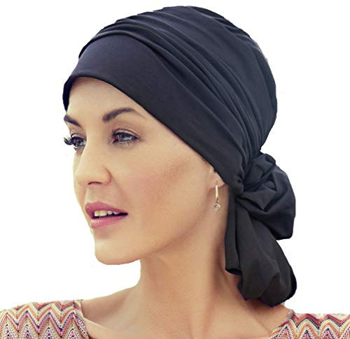 Christine Headwear Vielfältiger und moderner Mila Turban mit zahlreichen Eigenschaften und Einer einzigartigen Passform (Schwarz)