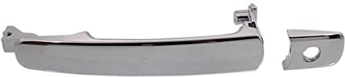 For Nissan Rogue Exterior Door Handle Front, Driver Side Chrome (2008-2015) | With Key Hole| Trim: S/All Submodels
