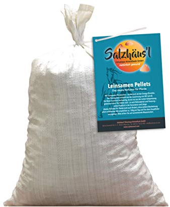 Bio Leinsamen Pellets tagesfrisch gepresst 5 kg/Ölmühle Omega/Pferde-Leckerli/Versand NUR innerhalb von Deutschland