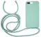 MyGadget Handykette für iPhone 8 Plus | 7 Plus | 6 Plus | 6s Plus - [ Hülle mit verstellbaren Band ] - TPU Handyhülle mit Handyband zum Umhängen - Kordel Schnur Case Schutzhülle - Mintgrün