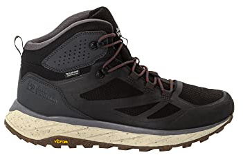 Jack Wolfskin TERRAVENTURE Texapore MID M, Walking Shoe, Phantom/Grey,