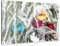 artboxONE Alu-Print 30x20 cm Weihnachtsbaumkugeln im Schnee von Künstler Rico Ködder