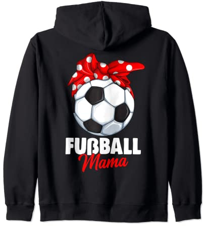 Fußball Mama Fußballer Mutter Kapuzenjacke