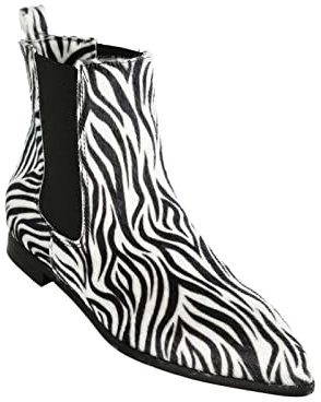Solada Stivaletti Donna a Punta zebrati - Taglia 38
