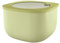 Guzzini - Kitchen Active Design, STORE&MORE BIO, Contenitore Ermetico Alto per Frigo/Freezer/Microonde (L) - Verde Avocado, 19,5 x 19,5 x h12,3 cm | 2800 cc - 170724253