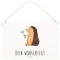 Mr. & Mrs. Panda Personalisiertes Deko Schild Igel Blumen DIN A4 - Personalisierte Geschenke, Liebevoll Gestaltetes Deko Schild Mit Wunschtext,