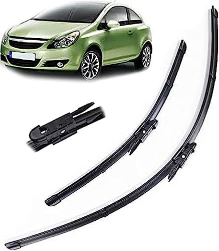 UNGOOR Auto Scheibenwischer Vorne für Opel Corsa D 2006 2007 2008 2009 2010 2011 2012 2013 2014 26+16,Frontscheibe Vorne Wischerblätter Scheibenwischer Teile