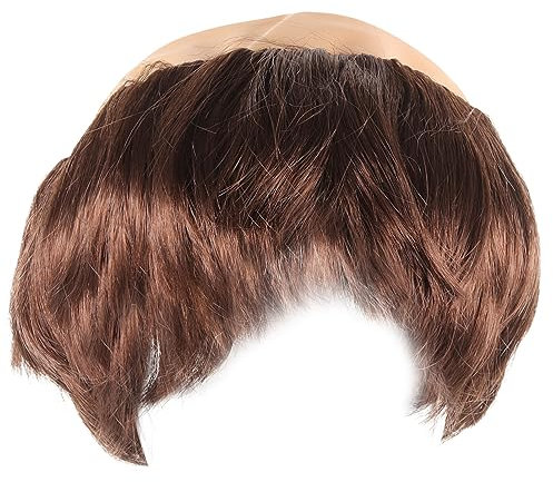 Lustige Cosplay-perücke Anime-cosplay-perücke Mönch-tonsur-perücke Glatze Mönchsperücke Für Party Make-up-glatze-perückenkappe Cosplay-kostüm-stütze Haarlose K Seide Kopfhaut