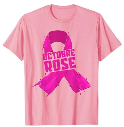 Octobre Rose Cancer Du Sein Cadeau Octobre Rose T-Shirt