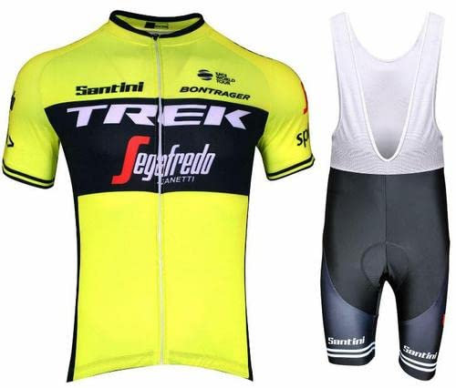 louizumify Professionelles Herren-Kurzarm-Radtrikot aus Performance-Material mit 3 Taschen für Jede Gelegenheit