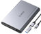 ORICO Case Hard Disk 2.5 Pollici Alluminio USB-C 3.2 a SATA Custodia Disco Rigido Esterno per 7-9,5mm SATA I II III HDD SSD fino a 6TB, con Cavo USB C/A 2 in 1 (DD25C3)