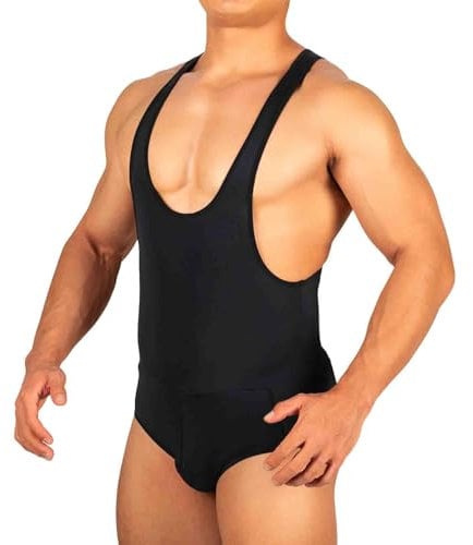 Pianshanzi Herren Jumpsuit Kurz Eng Scrunch Butt Bodysuit Wetlook Boxershorts Hüftschwung-Overall Trunks Sexy Stringbody Sportsuit Gymnastik Kleidung High Cut Sexy Atmungsaktive Strings