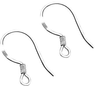 925 Sterling Silver Earring Hooks,10 Pairs French Wire Earring Hooks,Fish Hook Earrings,Sterling Silver Earwires