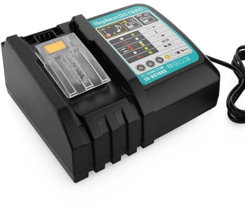 DC18RC DC18RD DC18RA Rapid Battery Charger, Compatible with Tools 14.4V-18V LXT Li-ion Battery BL1815 BL1820 BL1830 BL1850 BL1860 BL1840 BL1430 BL1415
