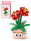 MEIEST Mini Flower Succulent Bonsai Building Blocks,Simulation Pot Plant Particle Flower Botanical Collection Construction Building Bricks Toy,Home Decors (Amaryllis)