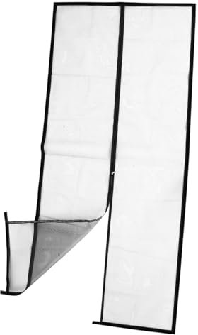 Generisch Haustier-Türvorhang Babygitter mit Katzenklappe Hundezäune drinnen Haustier-Gittertür Katzen-Fliegengittertür Reißverschlusstür für Katze Reißverschlusstüren Nichtmetallischer Nano