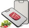 Titanium Cutting Board, Double Side Titanium Chopping Board for Kitchen, Non Slip Large Cutting Boards for Meat Fruit, Vegetable 38.5x26.5cm