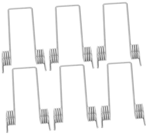 SOLUSTRE 6stücke Teiliges Kleines Edelstahl-torsionsfeder Mülltonnen Mit Verschleißfestem Platzsparendem Design Und Robusten Drehfedern Zur Mülltonnen Deckel Reparatur Und Wartung