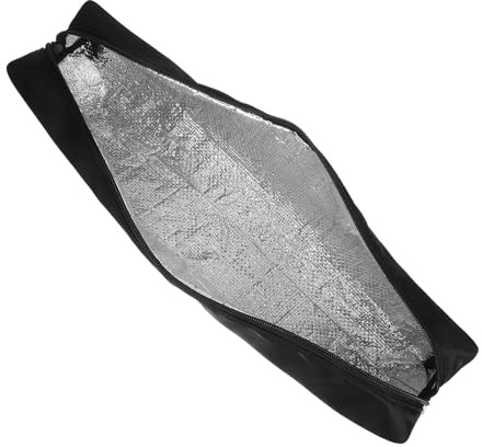 Tragetasche für Haarstyling Geräte, Schwarz Polyester, Hitzebeständig | Reise Organizer für Heiße Werkzeuge, Kompakt und Tragbar, Premium Reisetasche für Lockenstab und Glätteisen