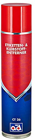 AD Chemie Etikettenentferner Ct 26 400Ml Lösen Von Vignetten Klebstoff Entferner Aufkleber Kleber Sticker Spray Entfernen Klebereste Etiketten Und Etikettenlöser Kunststoff Löser 41195975