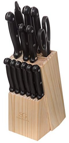 UNIVERS-DECOR - Bloque de Cuchillos de 13 Piezas Secret de Gourmet