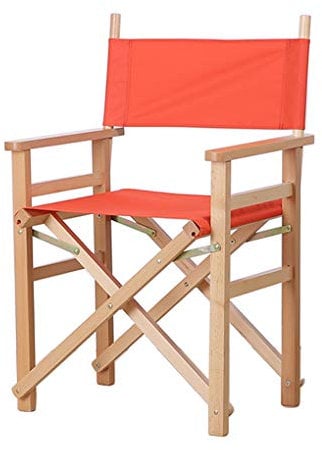 YNAYG Regiestuhl Faltbarer Direktor Stuhl, bar höhe Sitz Stuhl, tragbare Makeup Artist Stuhl, Freizeit leinwand und buche holzrahmen, für künstler/Studio/Reise/Outdoor Camping/Garten