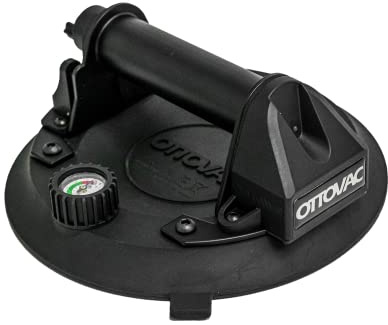 OTTOVAC by GRABO - Electric Vacuum Suction Cup Lifting Clamp for Glaziers, Movers, Builders, Tile-Glass-Door-Drywall Installers - Heavy Duty Lifter