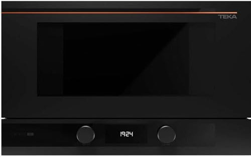 TEKA Microondas Integrable con Grill, 22 L, 5 Niveles de Potencia, 850 W, Acero Inoxidable, Negro Mate, ML 82 Infinity G1
