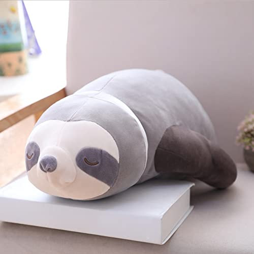 65cm Kuscheltier Faultier Seitenschläferkissen, Stillkissen Faultier Plüschkissen Gefüllte Umarmungskissen Faultier Stofftier Lagerungskissen Weiche Plüsch Spielzeug für Kinder Freundin Geschenke