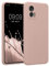 kwmobile Handyhülle kompatibel mit Motorola Edge 30 Neo Hülle - gummierte Handy Case aus Silikon in Altrosa