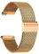 TStrap Metall Uhrenarmband Edelstahl Mesh - Roségold Schnellverschluss Armband Uhren für Herren Damen - Weich Ersatz Smartwatch metallarmband Uhr - 18mm 20mm 22mm