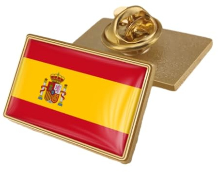 Insignia De Pin De La Bandera De España - Broche De Solapa De La Bandera De España Recuerdo Regalo De Novedad Nacional Pin De Corbata De Solapa Insignia Accesorio Regalos De Fiesta para Camisa Tra