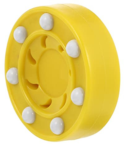 Happyyami 1Stk Rollschuhlaufen Eishockey Lacrosse-Ball Trainingspuck Inline Roller Puck Trainingszubehör Luftarmaturen Hockeybälle zum Üben professionelle Hockeybälle Scrollrad