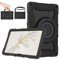 ROISKIN Honor Pad 9 12.1 inch 2024: Heavy Duty Rugged Cover for Tablet Honor Pad 9 with Screen Protector & Rotating Stand & Pen Holder & Shoulder Strap - Black