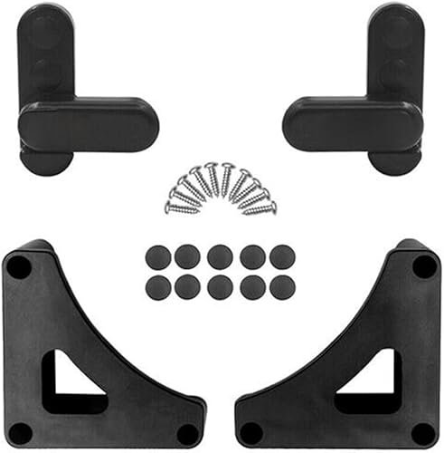 JUTTAUTO Caravan Table Bracket Storage Kit Black Table Security Retaining Kit for Caravan Motorhome Camper Van Stowage Table Accessories