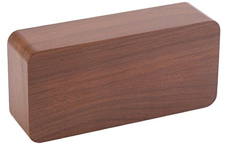 Digitaler Wecker, Elektronischer Digitaler Holz LED Zeitanzeige USB Wecker, Geräuschsteuerung, Temperatur Desktop(1#)