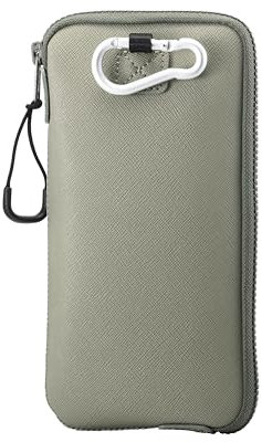 OneJoy Handyhülle Neopren für Smartphones 6.1-6.9 – Leichte Schutzhülle mit Reißverschluss & Clip, stoßdämpfende Handytasche [Oliv]