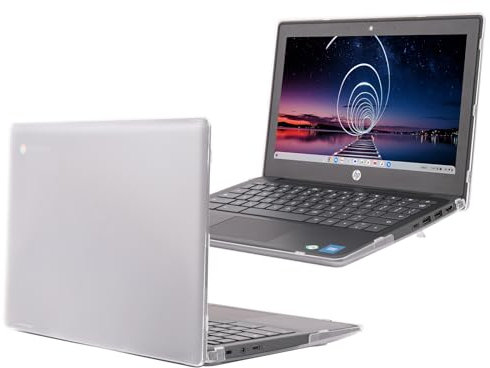 mCover Étui uniquement compatible avec les ordinateurs portables HP Fortis 11 G10 Chromebook Enterprise 2024 11,6 (ne convient pas aux autres modèles HP) – Transparent